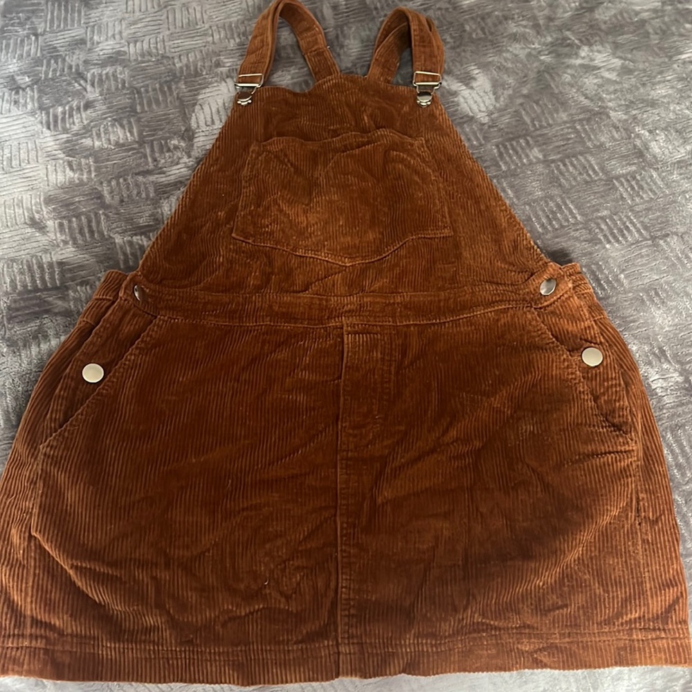 Corduroy Overall Dress